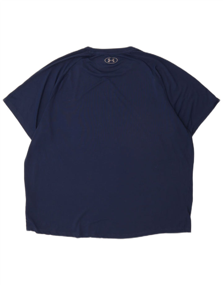 Under Armour Ανδρικό T-Shirt Top 2XL Navy Blue Polyester