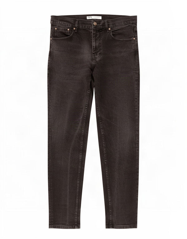 Zara Ανδρικό Skinny Jeans EU 44 Large W34 L30 Γκρι βαμβακερό