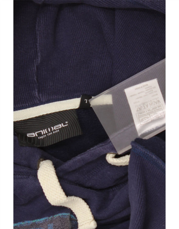 ANIMAL Ανδρικό γραφικό με κουκούλα, μεγάλο μπλε βαμβακερό