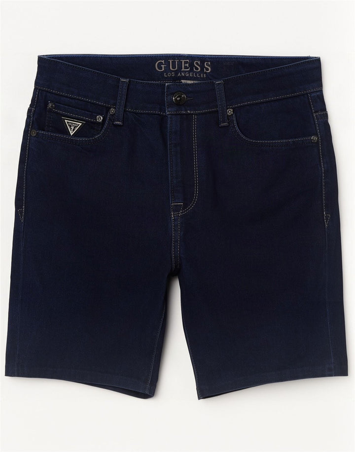 Ανδρικό τζιν σορτς Guess W33 Medium Navy Blue