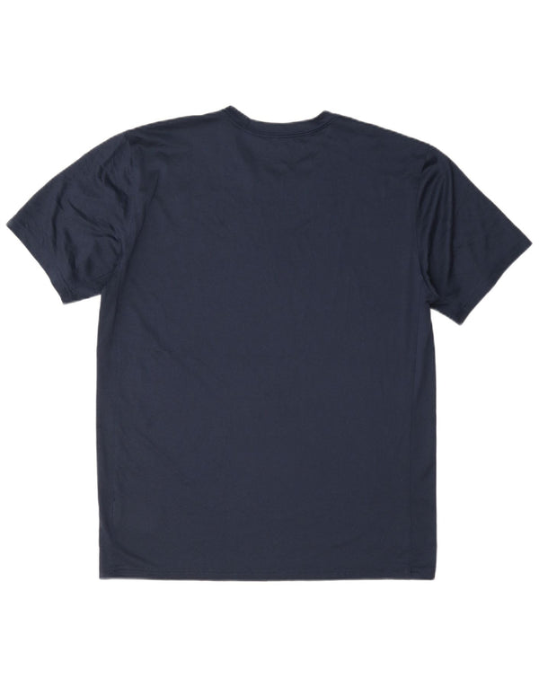 Ανδρικό μπλουζάκι Nike Dri Fit Top Large Navy Blue Polyester