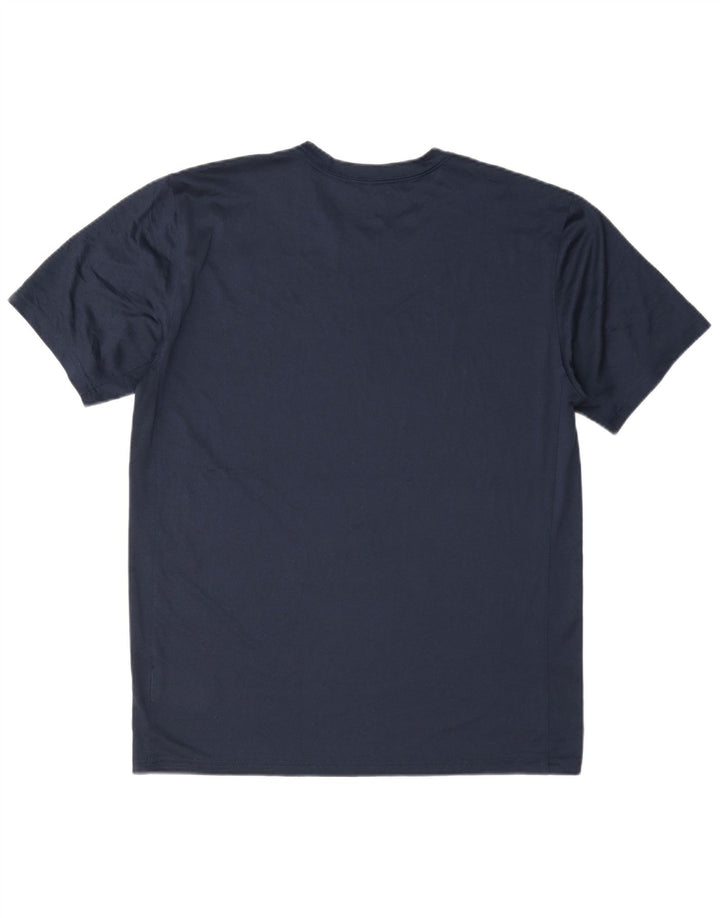 Ανδρικό μπλουζάκι Nike Dri Fit Top Large Navy Blue Polyester