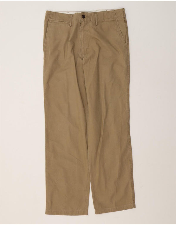 Dockers Ανδρικό ίσιο παντελόνι Chino W32 L32 Μπεζ βαμβακερό