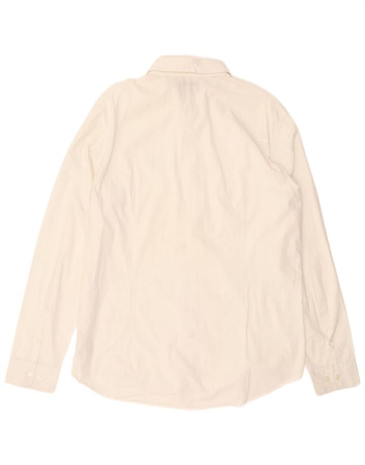 Ανδρικό πουκάμισο Calvin Klein Jeans XL Λευκό βαμβακερό