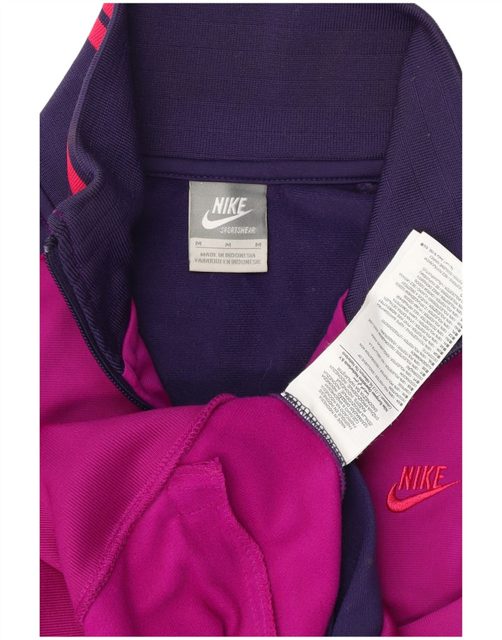 Γυναικεία φόρμα NIKE Top Jacket UK 12 Medium Purple Colorblock Polyester