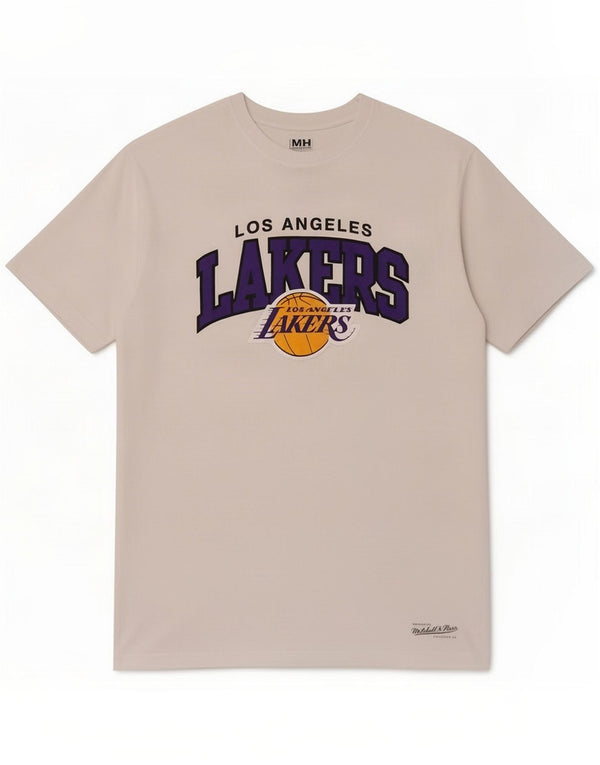 Mitchell & Ness Ανδρικό γραφικό T-shirt Los Angeles Lakers Top Large White