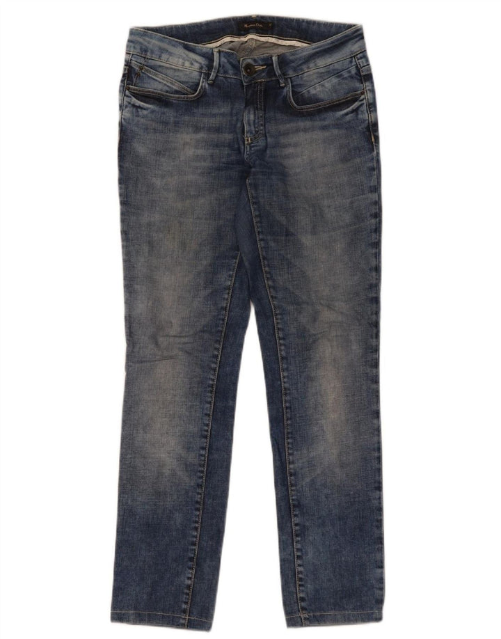 Massimo Dutti Γυναικείο Slim Jeans W28 L29 Μπλε βαμβακερό
