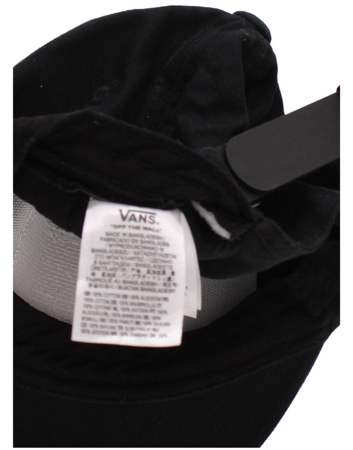 Ανδρικό γραφικό καπέλο μπέιζμπολ Vans One Size μαύρο βαμβακερό