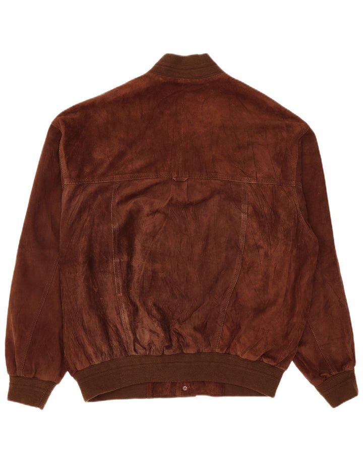 Vintage Ανδρικό Σουέντ Μπουφάν EU 54 2XL Καφέ Δερμάτινο