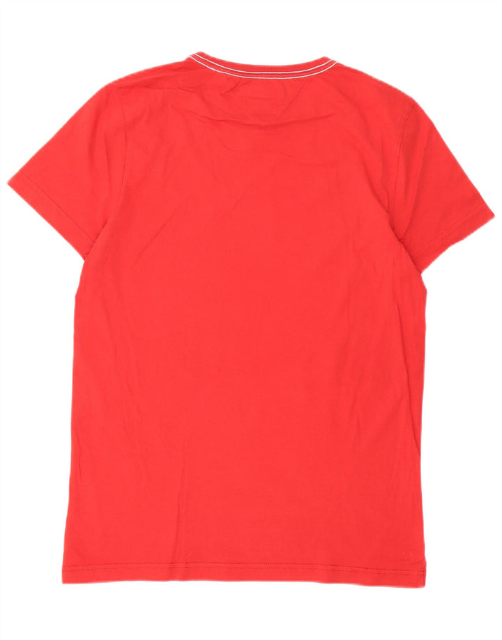 Ανδρικό γραφικό T-Shirt Tommy Hilfiger Top Μεσαίο κόκκινο βαμβακερό