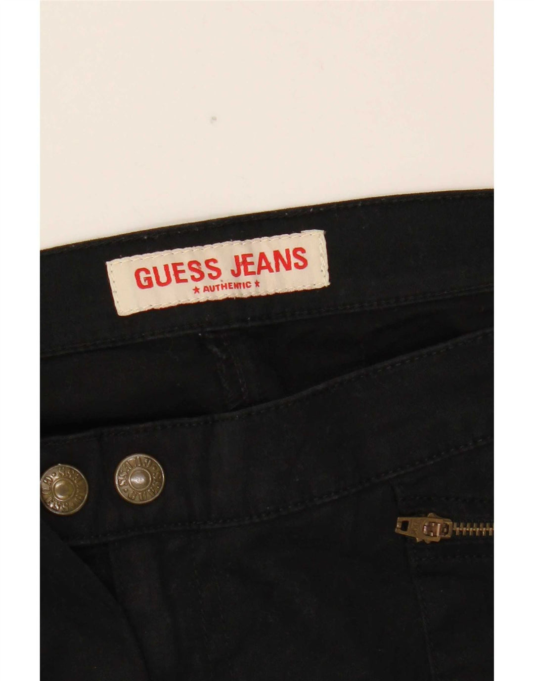 Guess Γυναικείο Bootcut Παντελόνι Cargo W31 L32 Μαύρο βαμβακερό