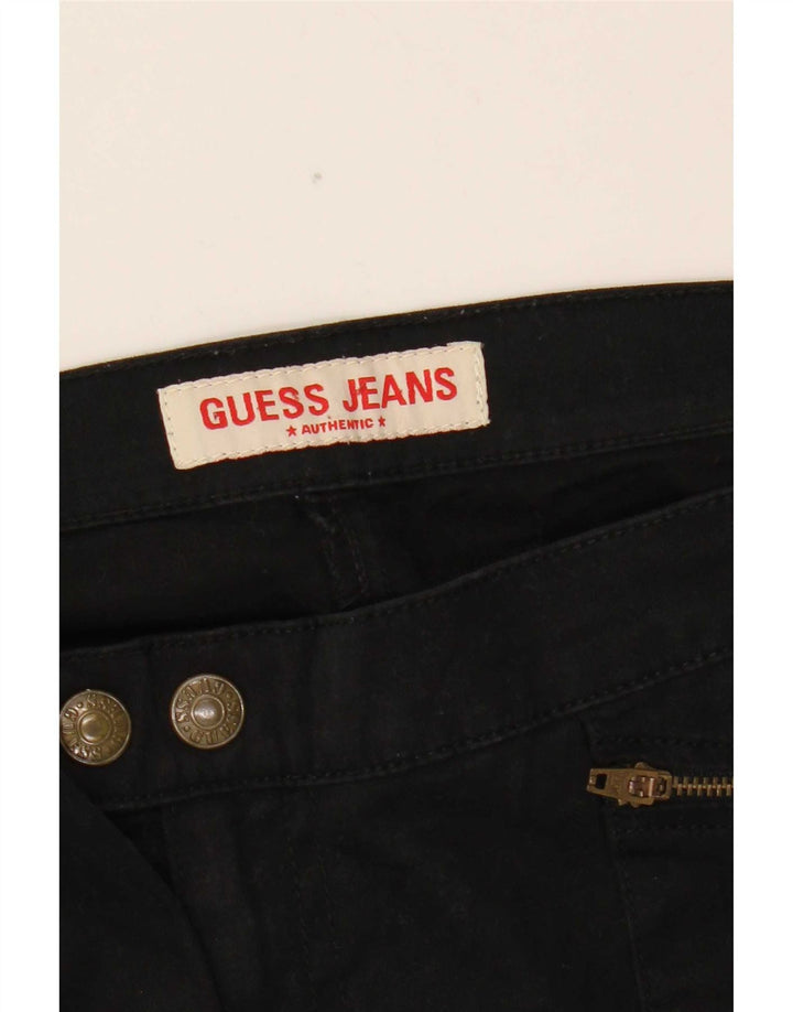 Guess Γυναικείο Bootcut Παντελόνι Cargo W31 L32 Μαύρο βαμβακερό