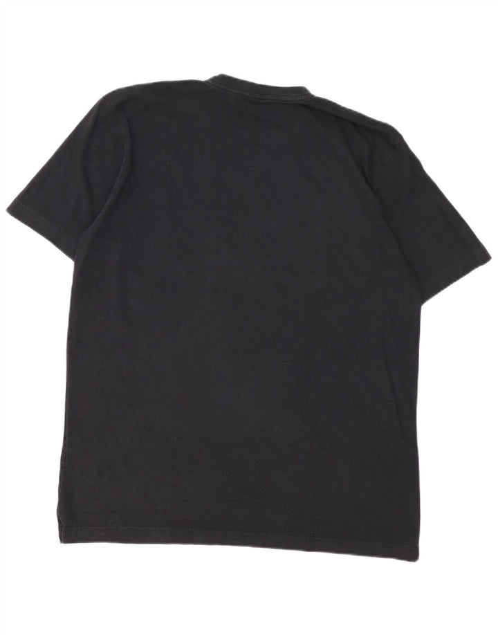 Ανδρικό T-Shirt Hugo Boss Top μεγάλο μαύρο βαμβακερό