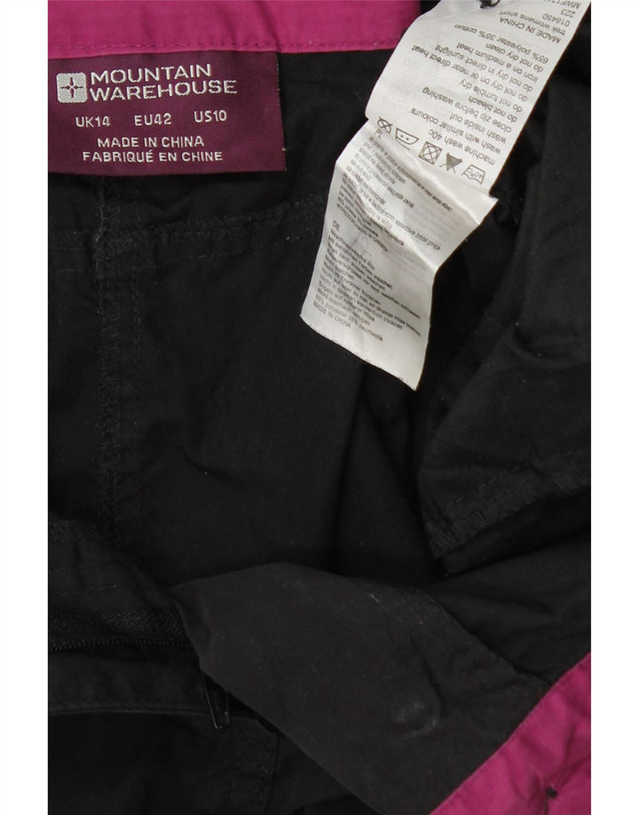 MOUNTAIN WAREHOUSE Γυναικείο σορτς Cargo UK 14 μεγάλο W32 μαύρο πολυεστέρα