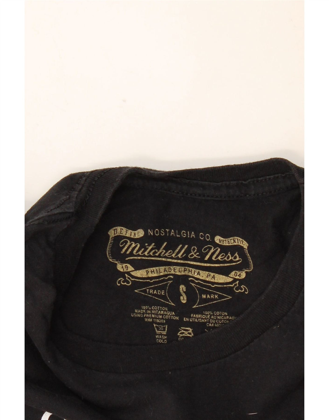 MITCHELL & NESS Ανδρικό γραφικό μπλουζάκι Los Angeles Lakers Top Small Black