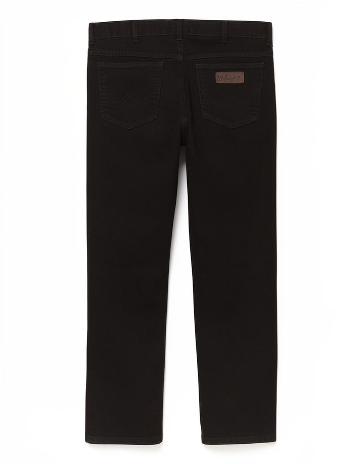 Wrangler Γυναικείο Texas Straight Jeans W36 L30 μαύρο βαμβακερό