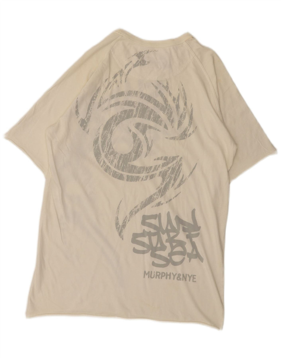 Ανδρικό γραφικό T-Shirt Murphy & Nye Top Medium White