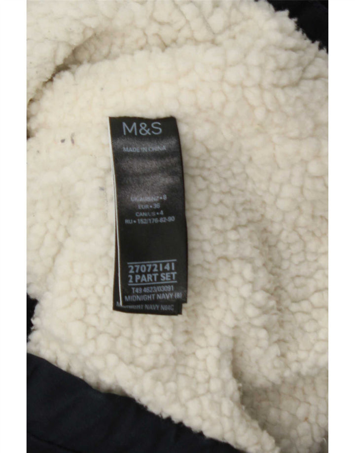 Marks & Spencer Ανδρικό μπουφάν με κουκούλα Parka UK 8 Small Navy Blue