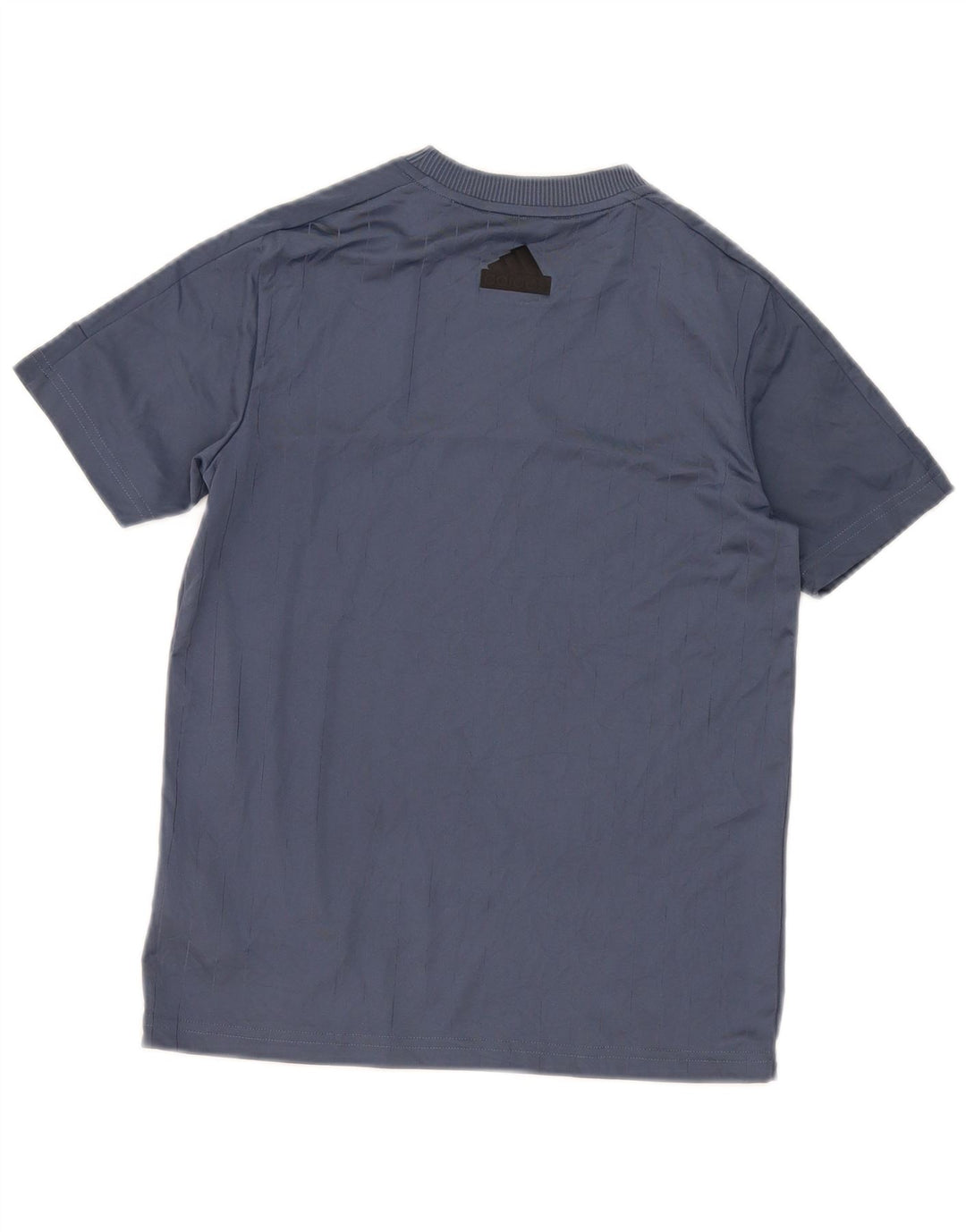 Adidas Boys Graphic T-shirt Top 11-12 Years Navy Blue Polyester