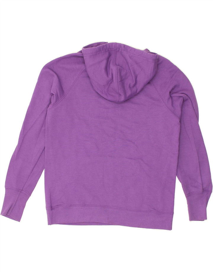 CHAMPION Womens Graphic Hoodie Jumper UK 10 Small Purple Cotton | Vintage Champion | Thrift | Second-Hand Champion | Used Clothing | Messina Hembry 
