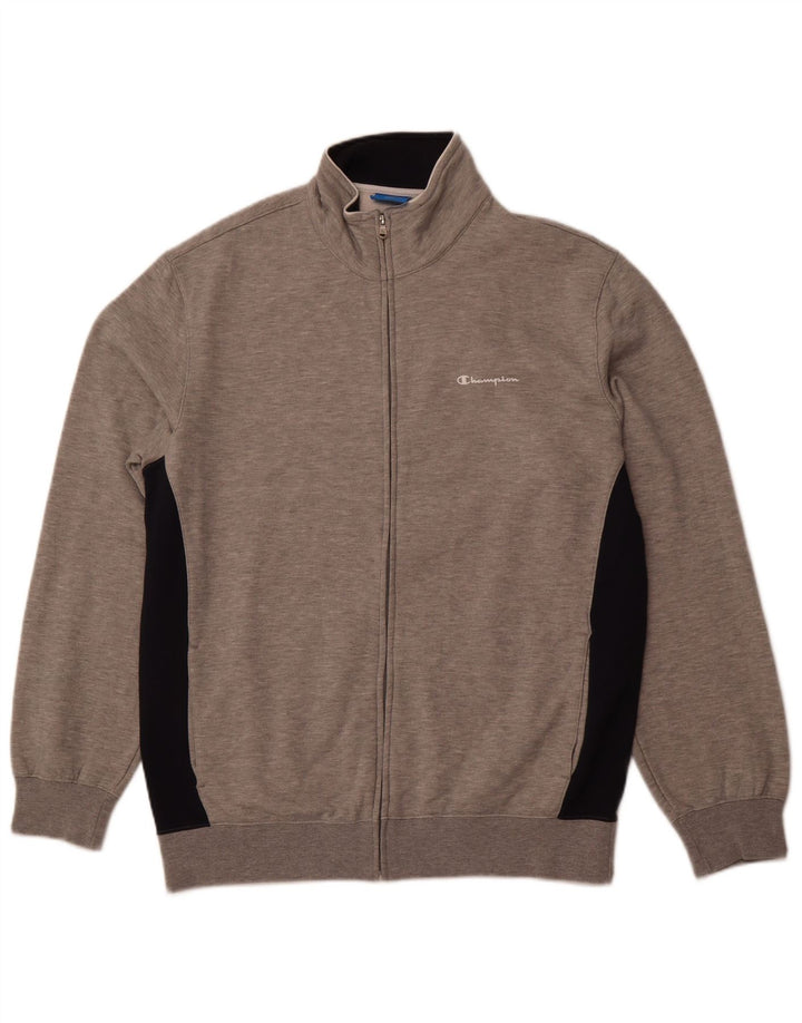 Ανδρική φόρμα CHAMPION Top Jacket 2XL Γκρι Colourblock Βαμβακερό