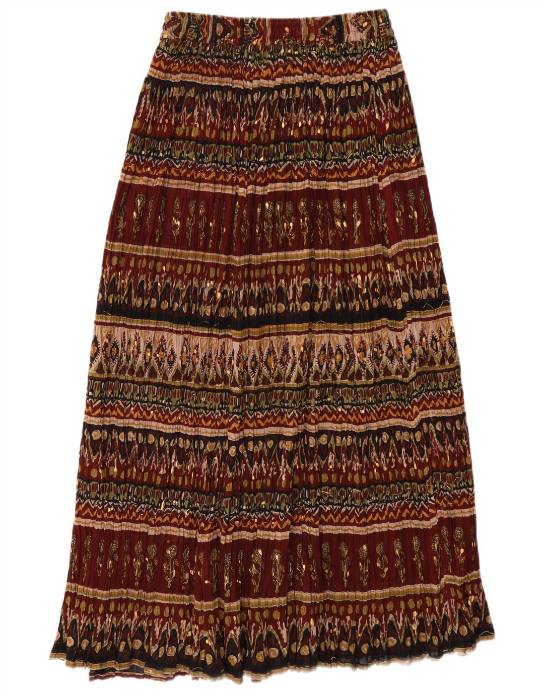 Broadway Γυναικεία Maxi Φούστα Μεσαία W28 Μπορντό Floral