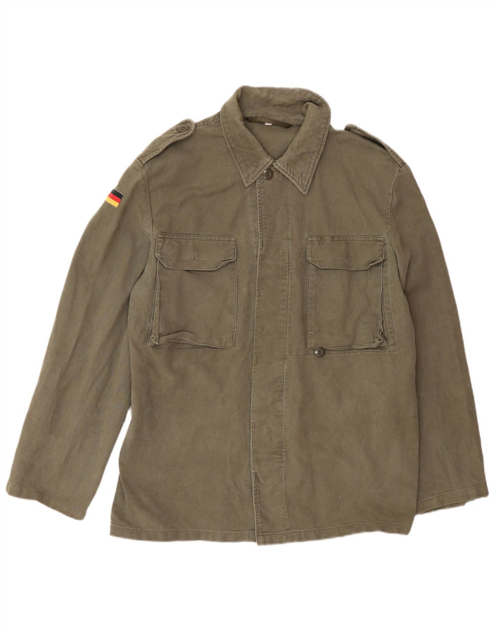 Vintage Ανδρικό Military Jacket UK 40 Large Khaki