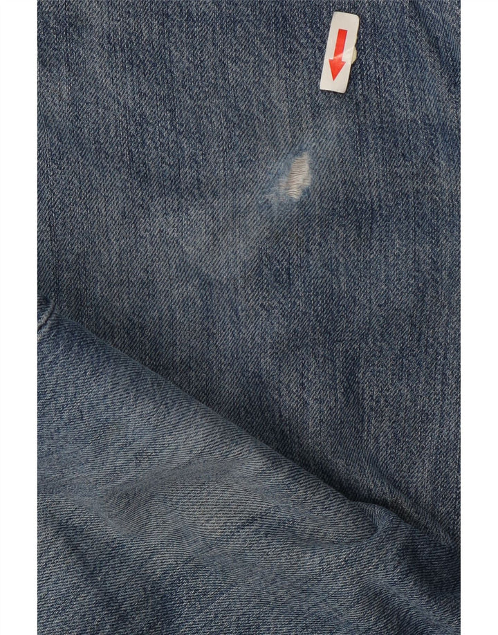 Levi's Mens 501 Straight Jeans W33 L36 Blue Cotton