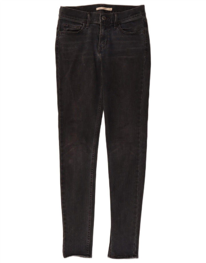 Levi's Womens 710 Super Skinny Jeans W27 L30 Grey
