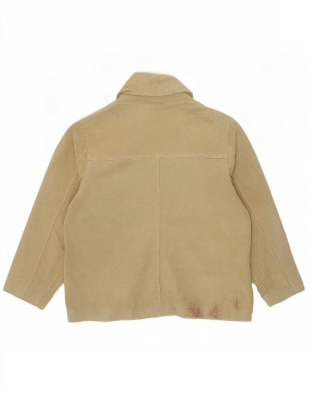 Rossodisera Γυναικείο Suede Jacket UK 14 Medium Beige Leather