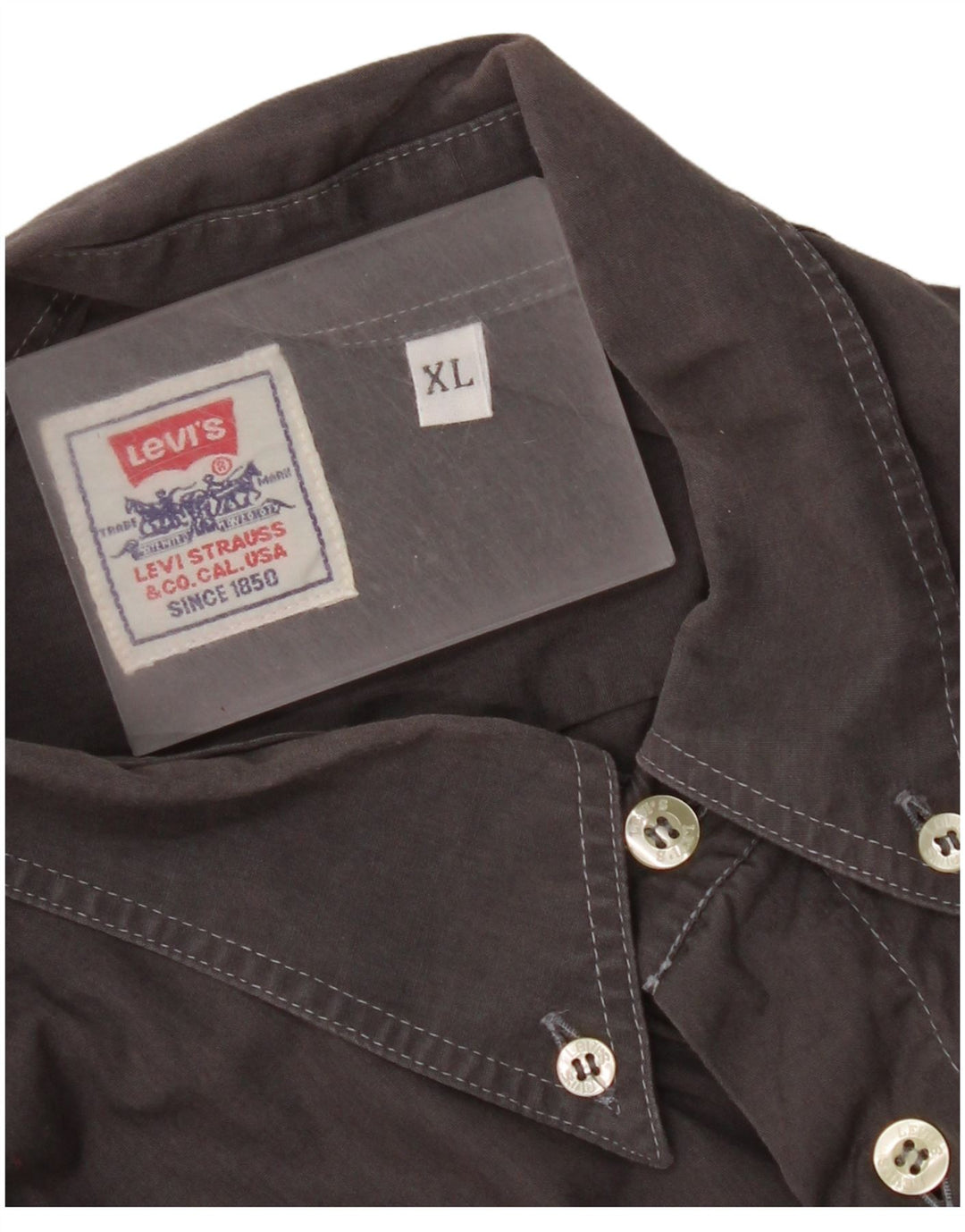 Ανδρικό πουκάμισο Levi's XL Γκρι