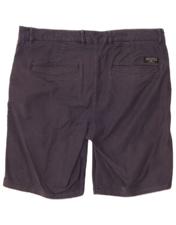 Ανδρικό σορτς Chino SCOTCH & SODA W34 Large Navy Blue από βαμβάκι