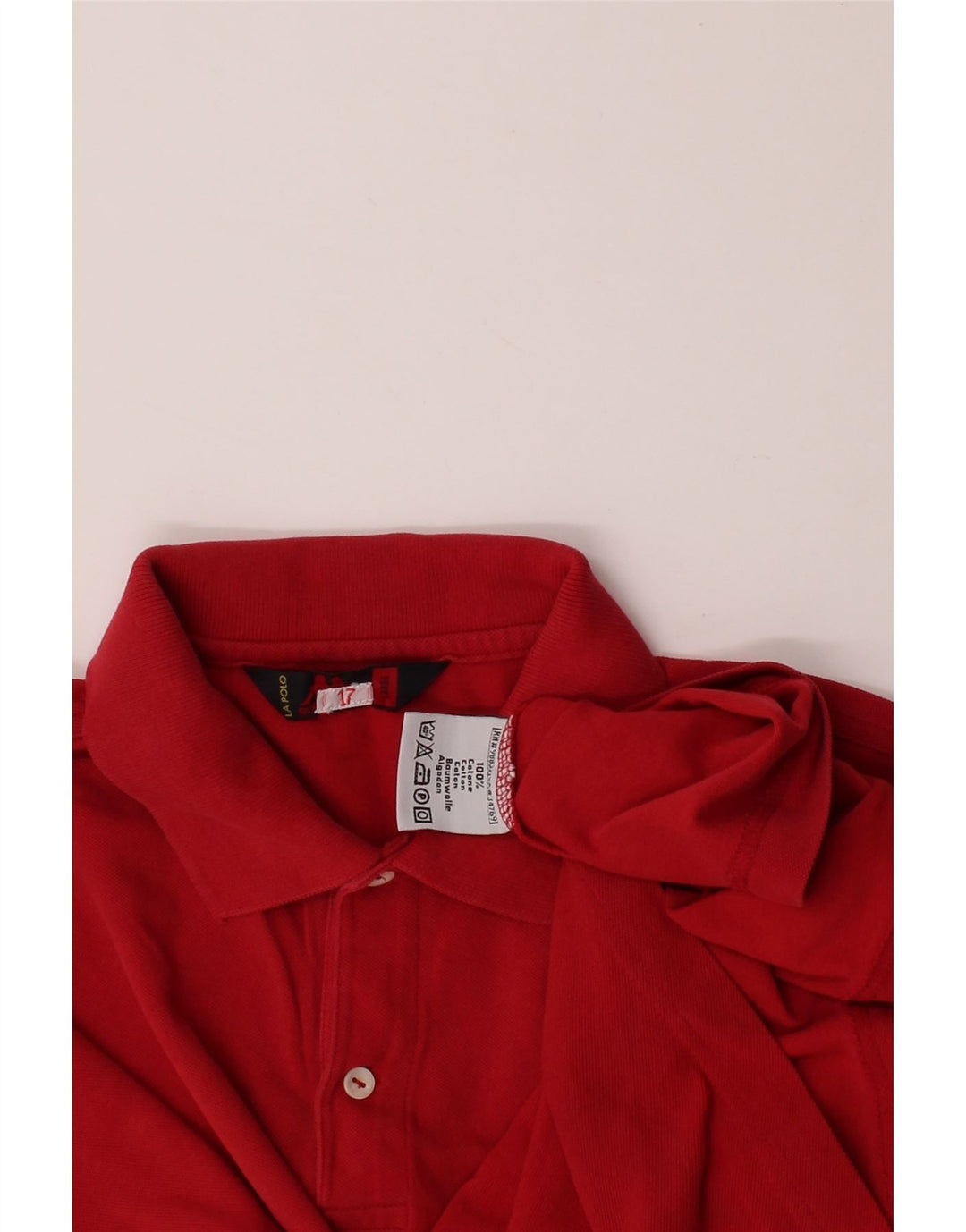 KAPPA Mens Polo Shirt Large Red Cotton Vintage Kappa and Second-Hand Kappa from Messina Hembry 