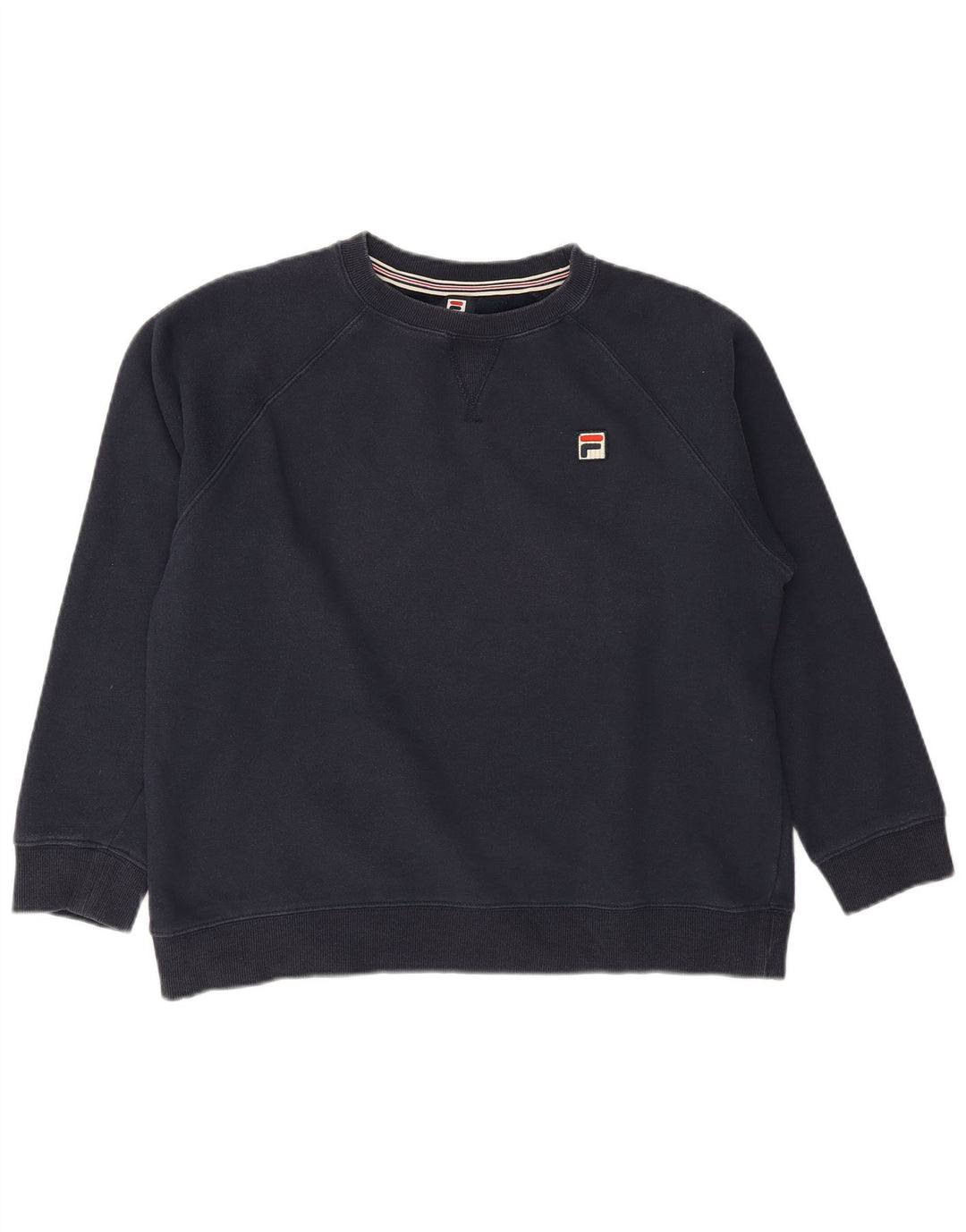 Fila Γυναικεία Φούτερ Jumper UK 16 Large Navy Blue Cotton