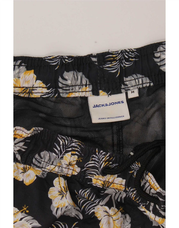 Ανδρικό σορτς κολύμβησης Jack & Jones με μεσαίο ναυτικό φλοράλ πολυεστέρας