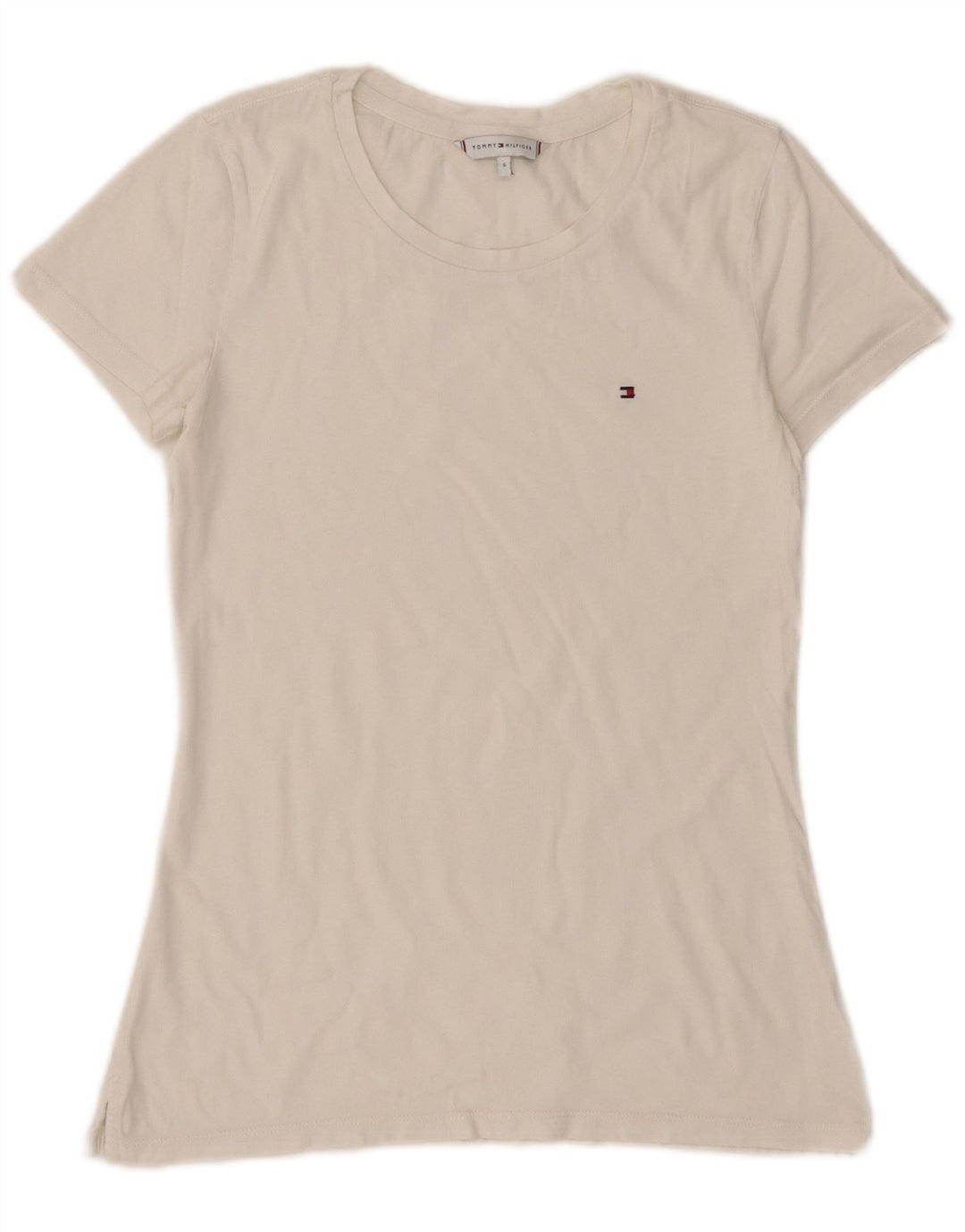 Tommy Hilfiger Γυναικείο T-Shirt Top UK 8 Small White