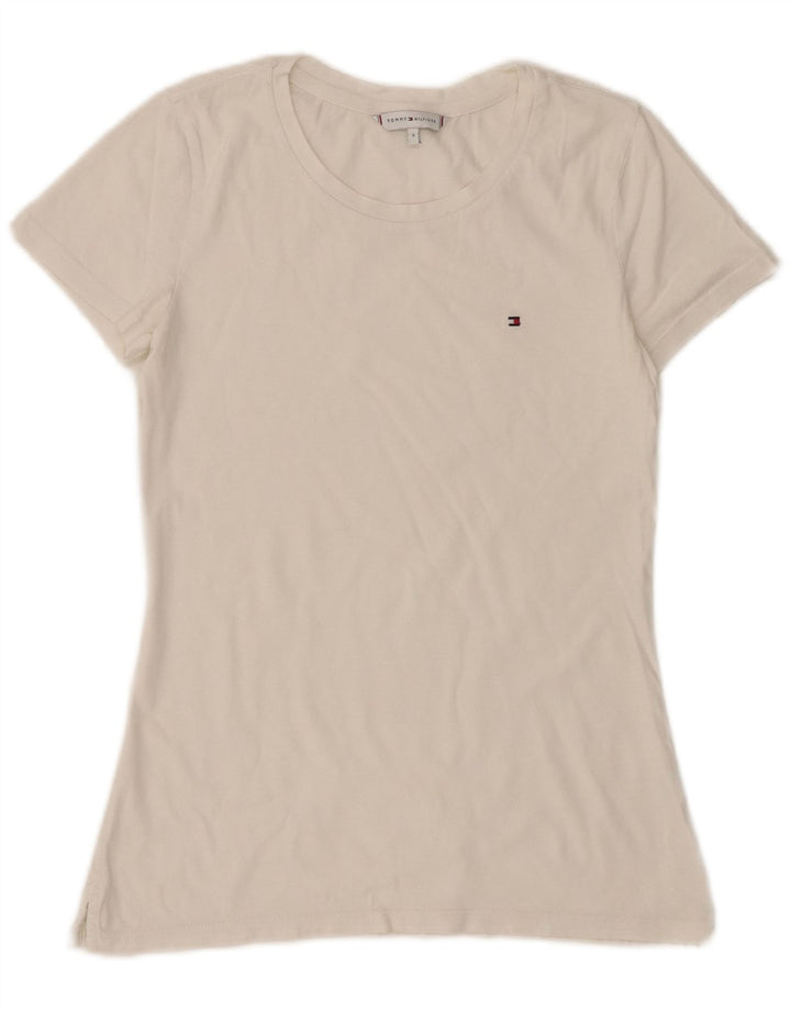 Tommy Hilfiger Γυναικείο T-Shirt Top UK 8 Small White