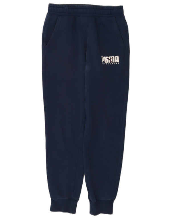 Ανδρική φόρμα γραφικής Puma Παντελόνι Joggers Small Navy Blue από βαμβάκι