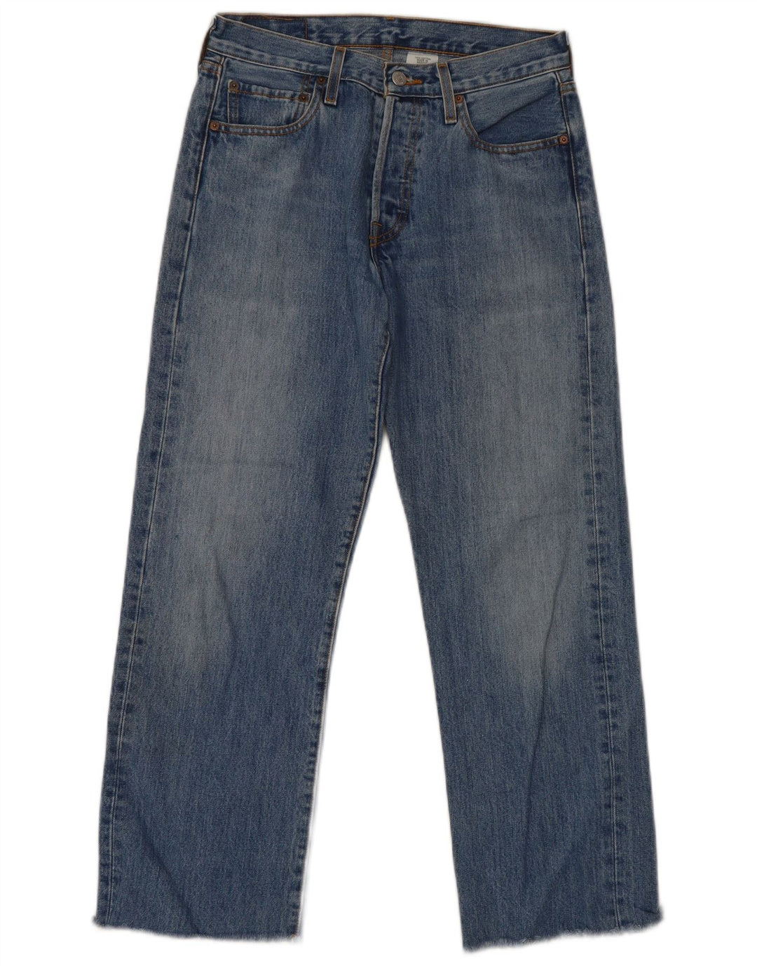 Levi's Mens 501 Straight Jeans W29 L28 Blue Cotton