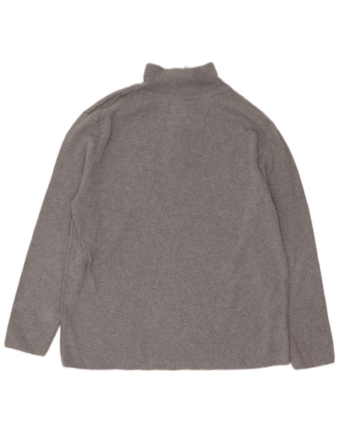 Zara Boys 1/4 με φερμουάρ μακρυμάνικο 13-14 ετών γκρι βαμβακερό