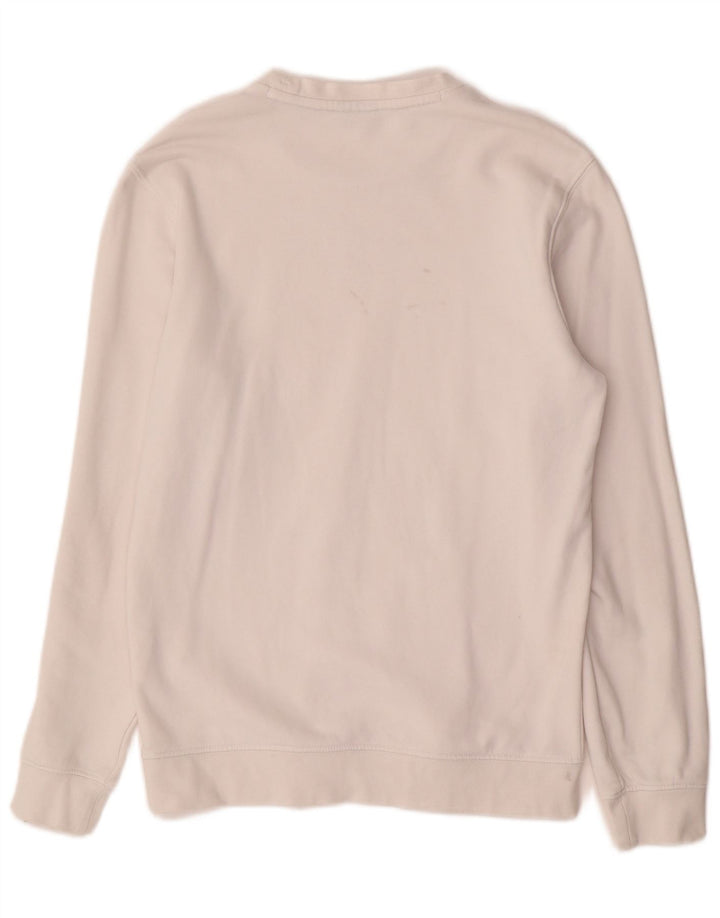 CHAMPION Ανδρική φούτερ Jumper Μικρή Λευκή Βαμβακερή