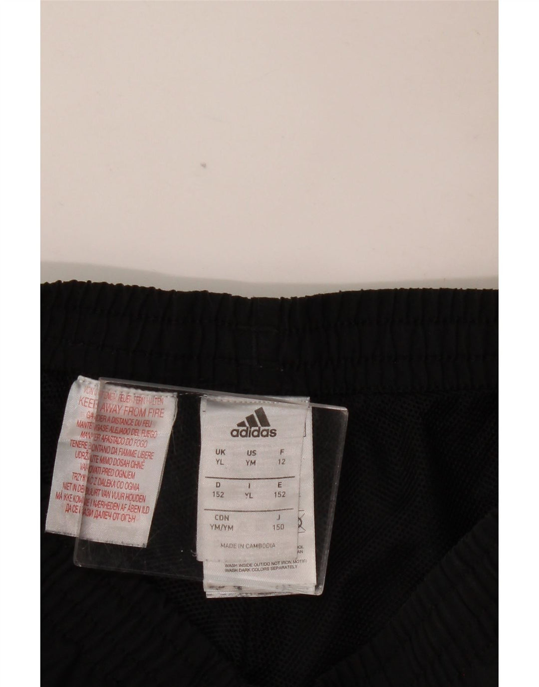 ADIDAS για αγόρια αθλητικά παντελόνια Joggers 11-12 ετών μεγάλο μαύρο πολυεστέρα