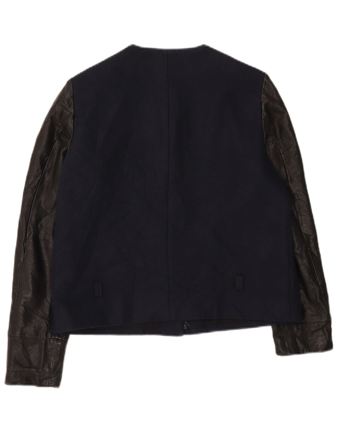 Cos Γυναικείο σακάκι μπλέιζερ EU 40 Medium Navy Blue Colourblock Βαμβακερό