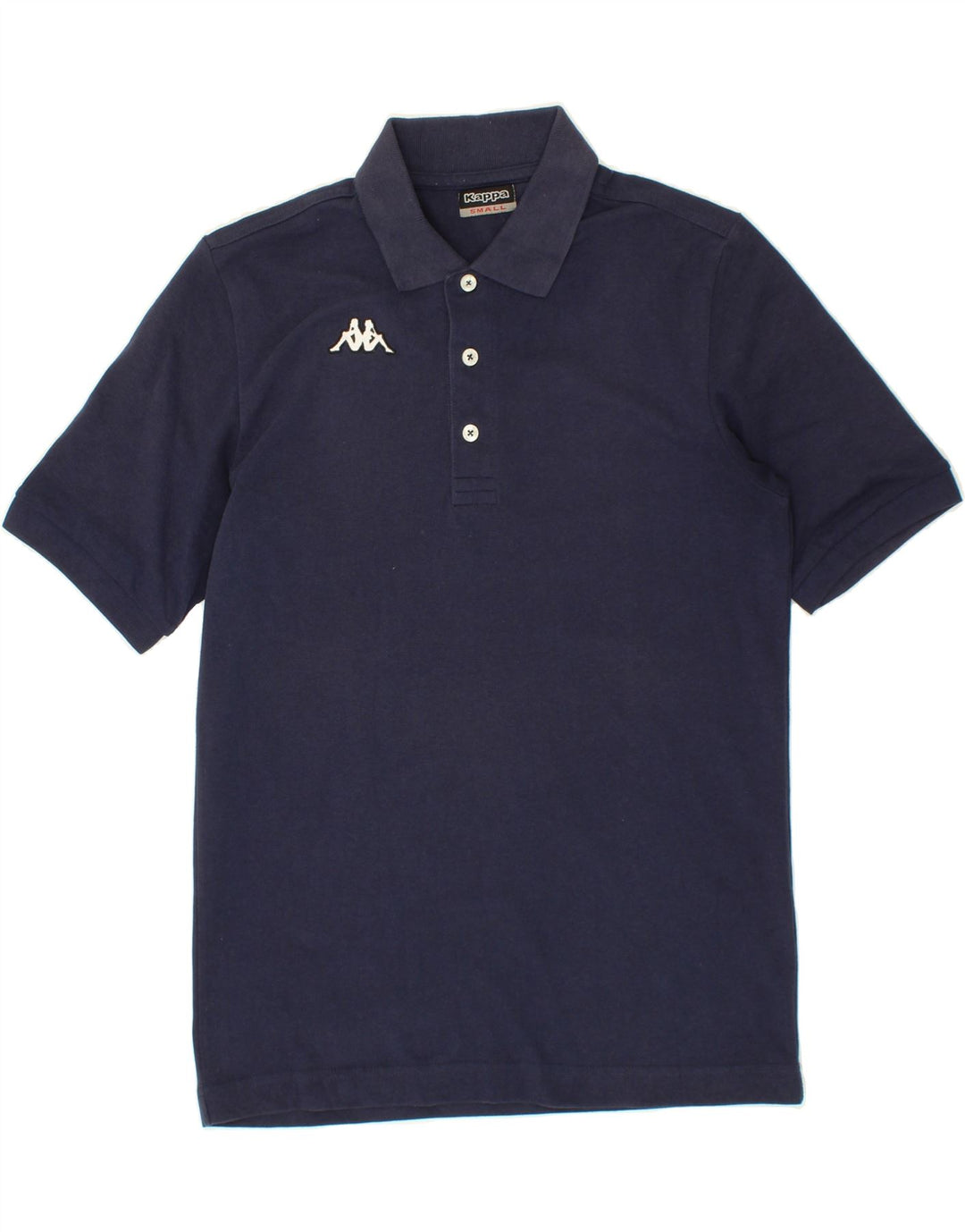 KAPPA Mens Polo Shirt Small Navy Blue Cotton Vintage Kappa and Second-Hand Kappa from Messina Hembry 