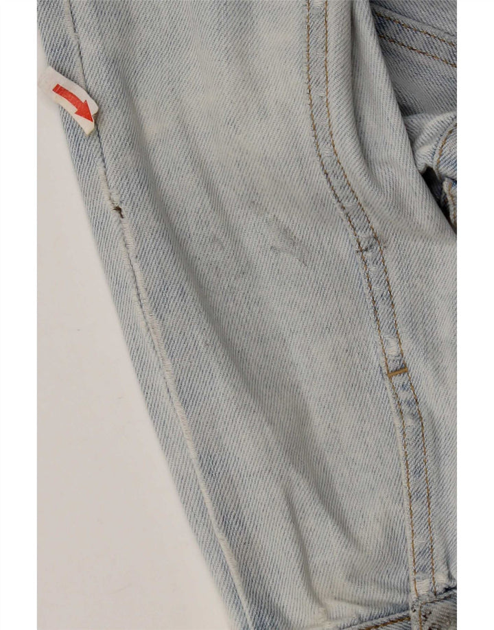 Topshop Γυναικείο Τζιν Μπουφάν UK 10 Small Blue Cotton