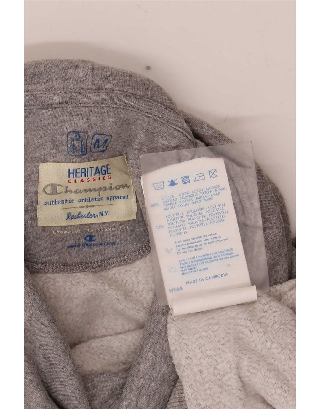 Champion Womens Heritage Classics Φούτερ Jumper UK 14 Medium Grey
