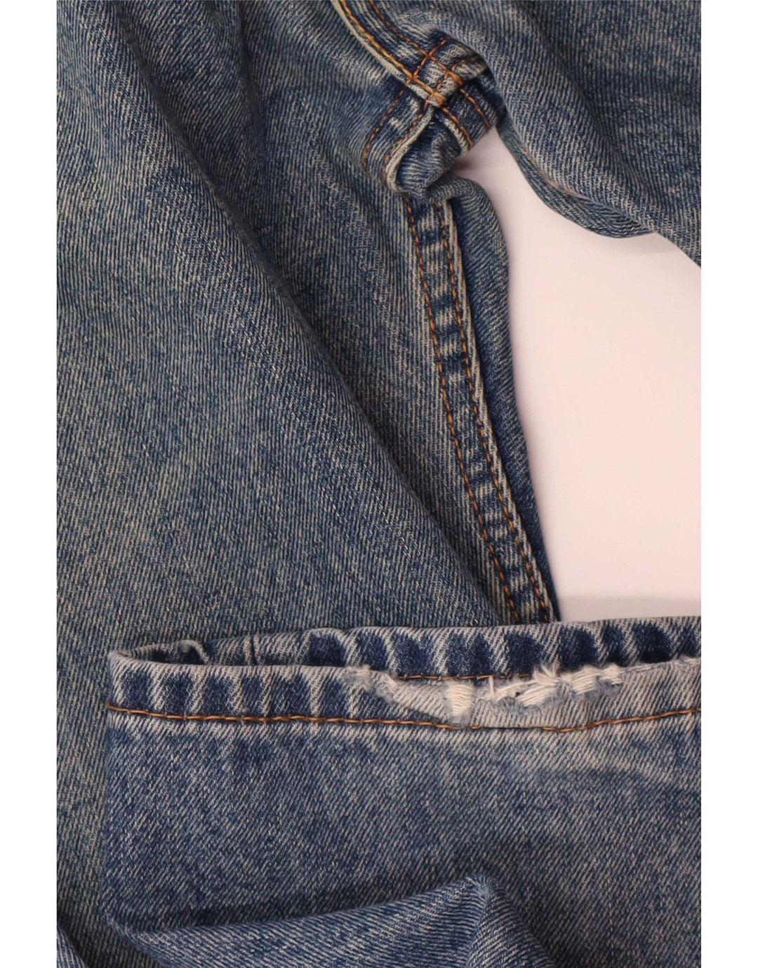 Levi's Mens 505 Straight Jeans W34 L30 Blue Cotton