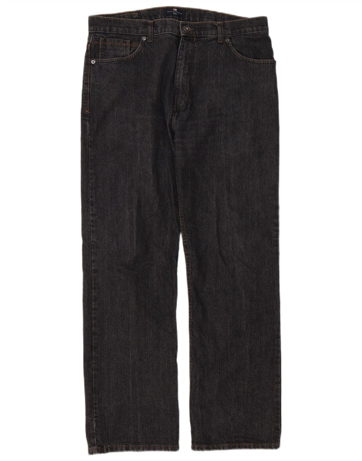 Marks & Spencer Mens Blue Harbor Straight Straight Jeans W38 L31 Grey