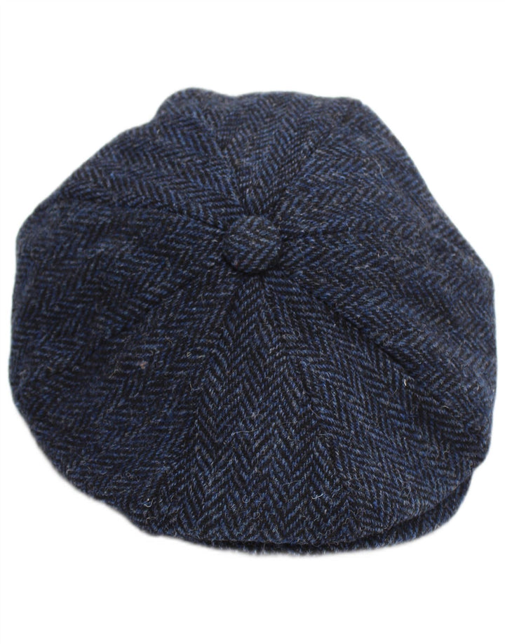 Walker and Hawkes Ανδρικό Flat Cap Medium Navy Blue Herringbone Classic