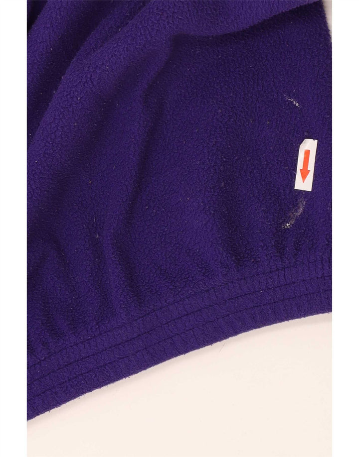 Brugi Ανδρικό φερμουάρ με λαιμόκοψη Fleece Jumper Medium Purple Colourblock Πολυεστέρας
